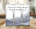 Philippians 4:13 20oz Skinny Tumbler with Straw | Christian Faith Cup | Minimalist Scripture Drinkware | Inspirational Gift for Her