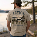 I Catch, He Cleans | Matthew 4:19 Men's Graphic Tee