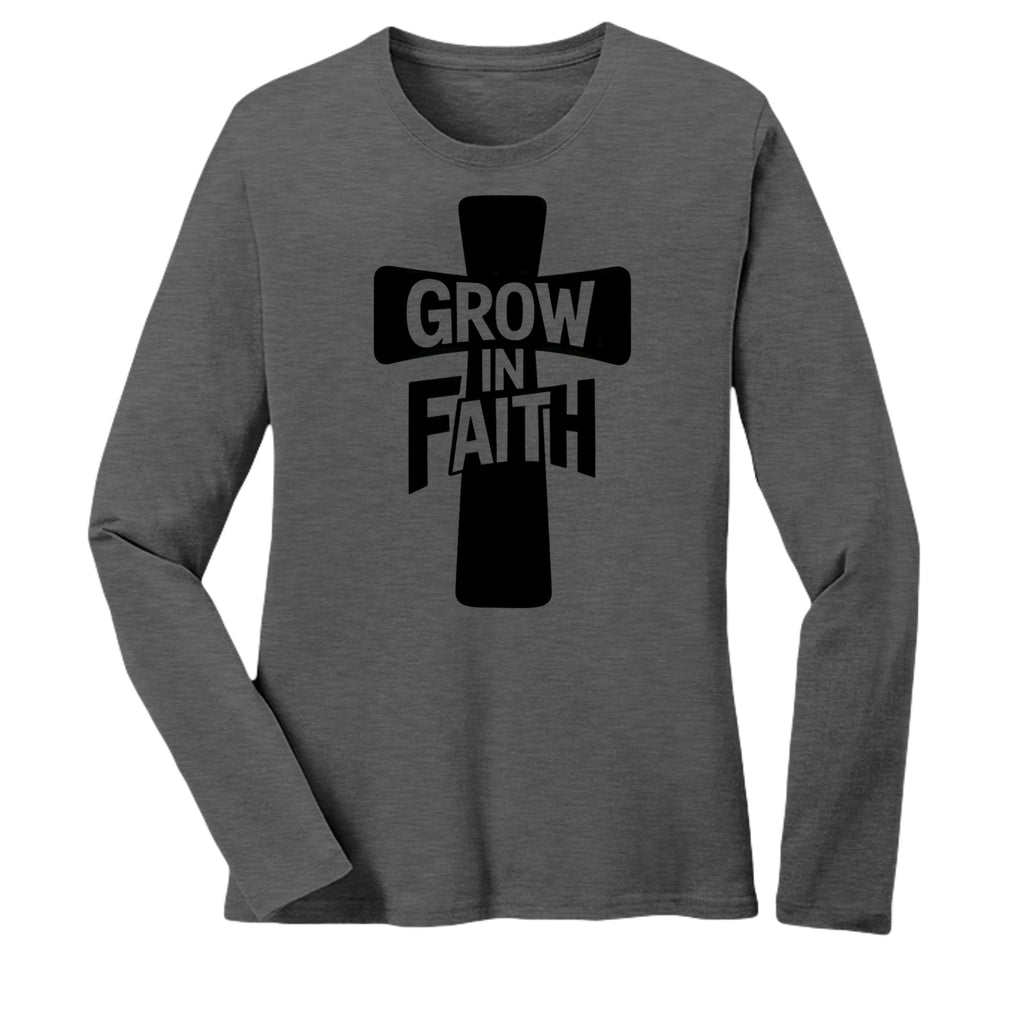 Dark Heather Grey - LPC54LS - FRONT
